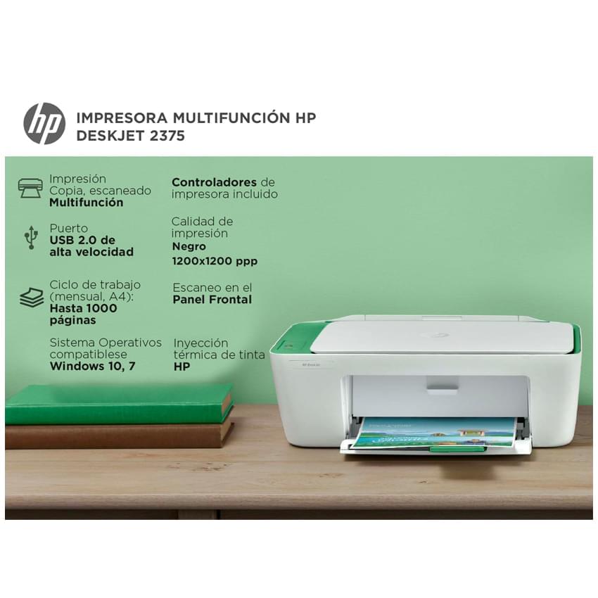 Impresora Hp Multifuncion Deskjet Ink Advantage 2375